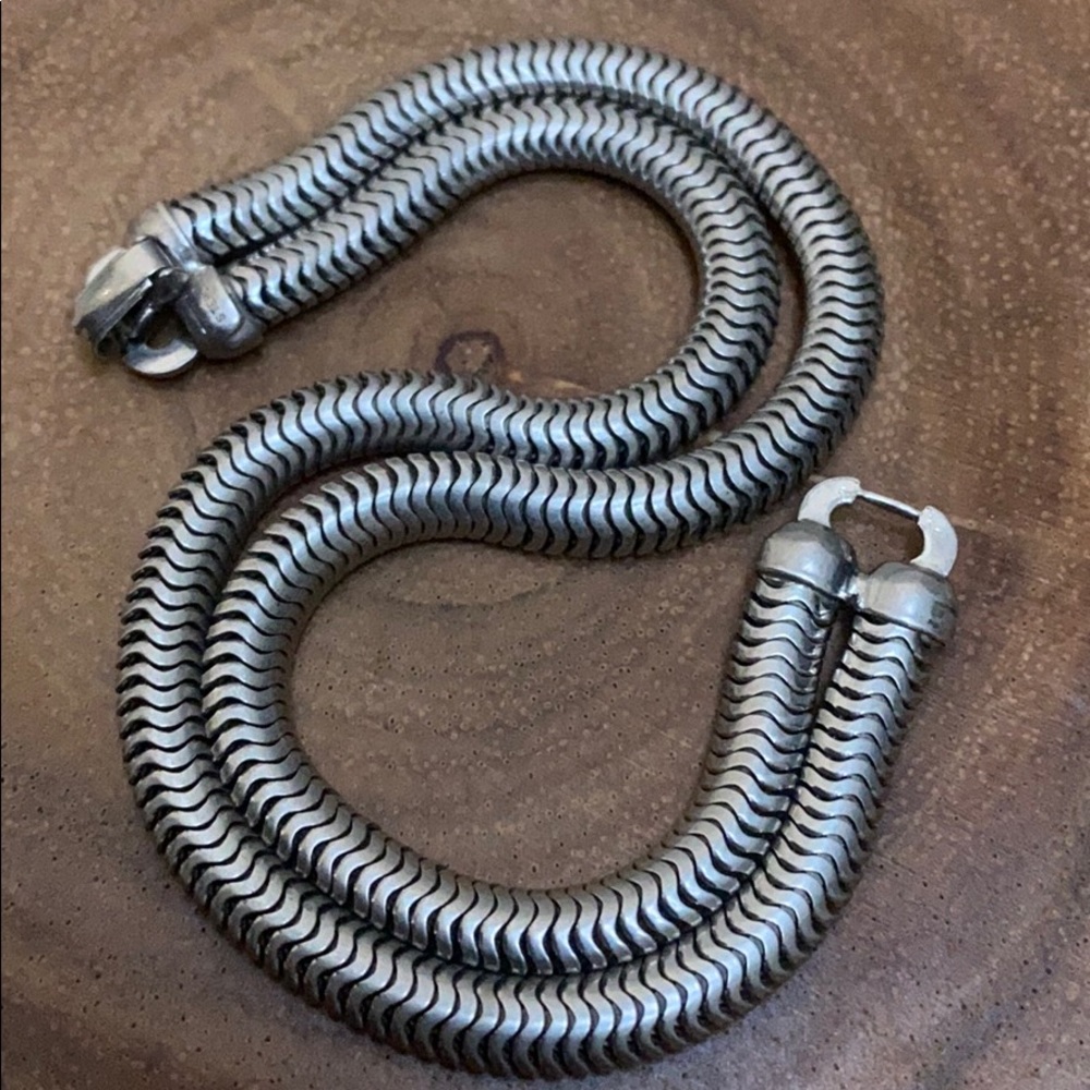 Famed Forstner Sterling Double Snake Chain two bracelets included.